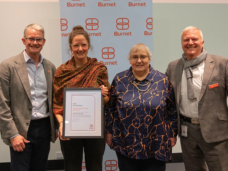 Stephanie Routley Burnet Travel Awards 2024 | Burnet Institute