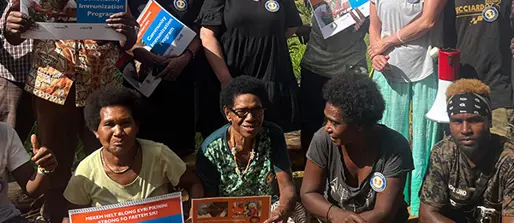 Village Health Committees boost immunisation in the Solomon Islands