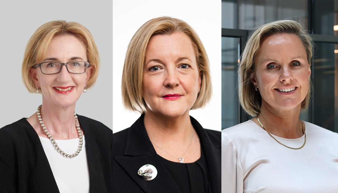 Sarah Matheson, Brooke Miller and Belinda Collins