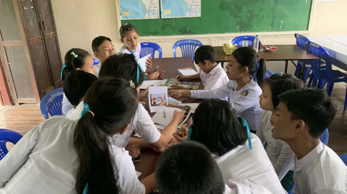 RAILS Monthly Youth Group Meeting At No 2 BEMS Dawei Library.