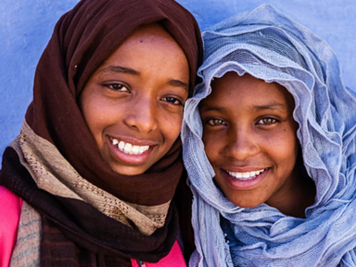 Two Muslim Girls Southern Egypt Istock