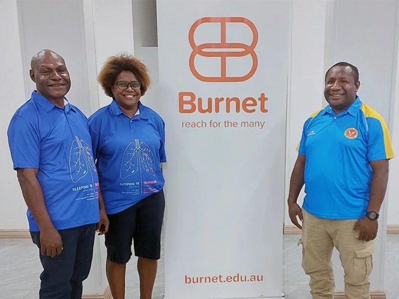 Wilson Wazai, Hariet Topa and Malcolm Soporo.