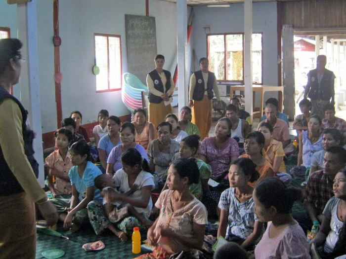 ANCP MCH Project Sites In Peri Urban Yangon Division March 2013 1. Source Lia Burns