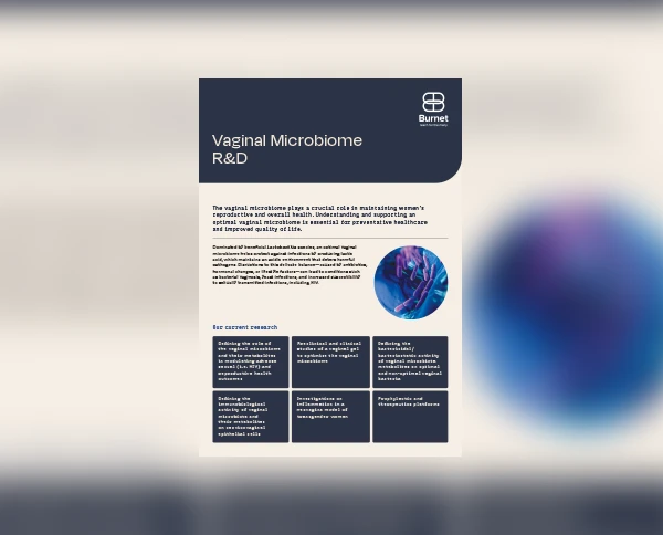 Vaginal Microbiome Flyer Cover Thumbnail