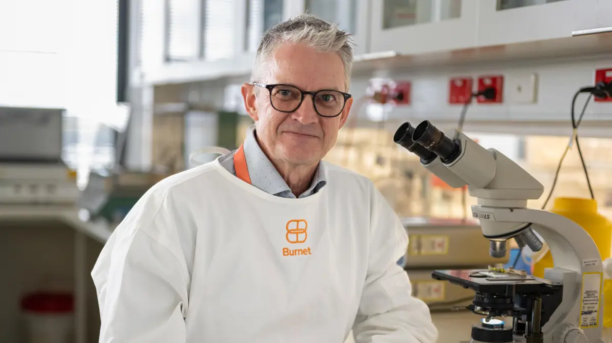 Burnet director and CEO Professor Brendan Crabb AC.