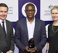 Highres 230329 NHMRC 0713 Mark Butler Tafi Marukutira Anne Kelso 510X288