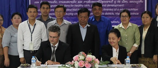 Integrated solutions for healthy birth, growth, and development in Lao PDR