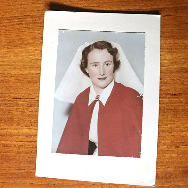 An old photo of Margaret Cross.