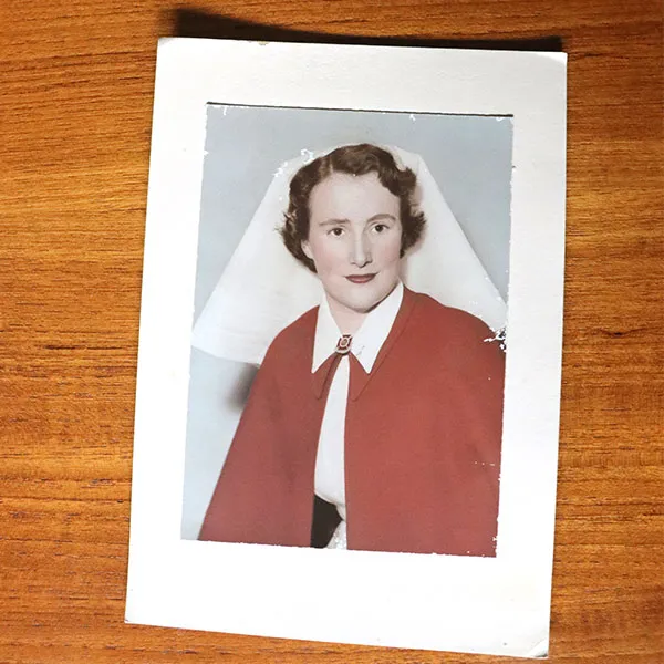 An old photo of Margaret Cross.