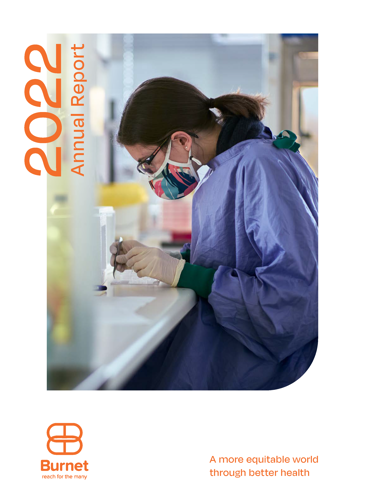 Burnet Annual Report 2022 Cover