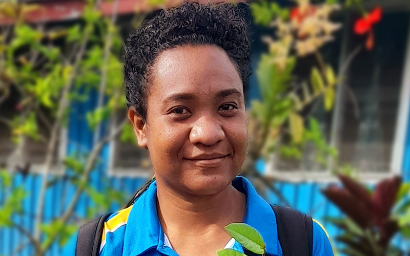 Ruth Bala smiles at the camera.