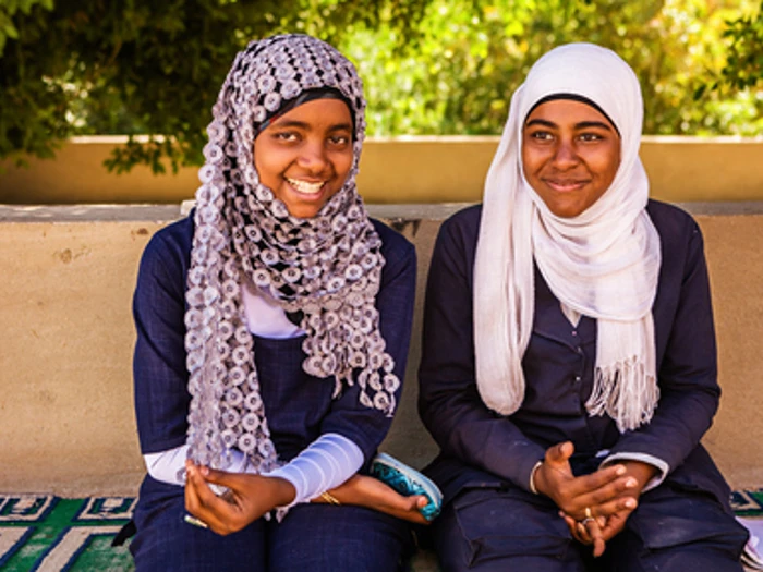 Two Muslim Female Students Southern Eygpt Istock