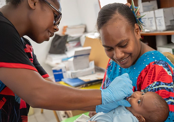 Mother And Baby In Vanuatu Main