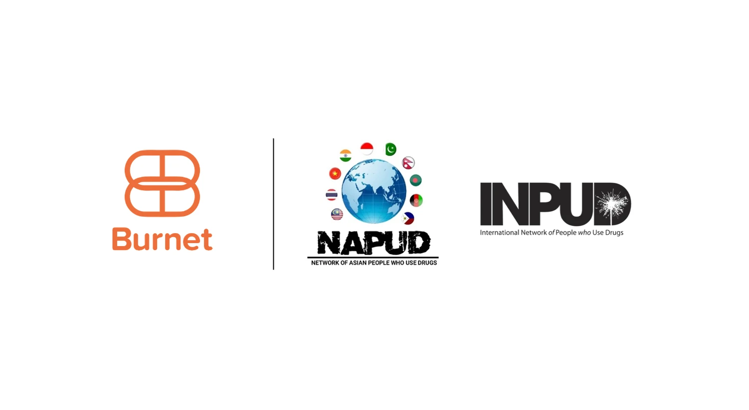 Burnet, NAPUD and INPUD logos
